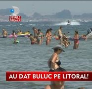 Au fugit de canicula! Peste 150.000 de turisti au fost pe litoral in acest weekend VIDEO